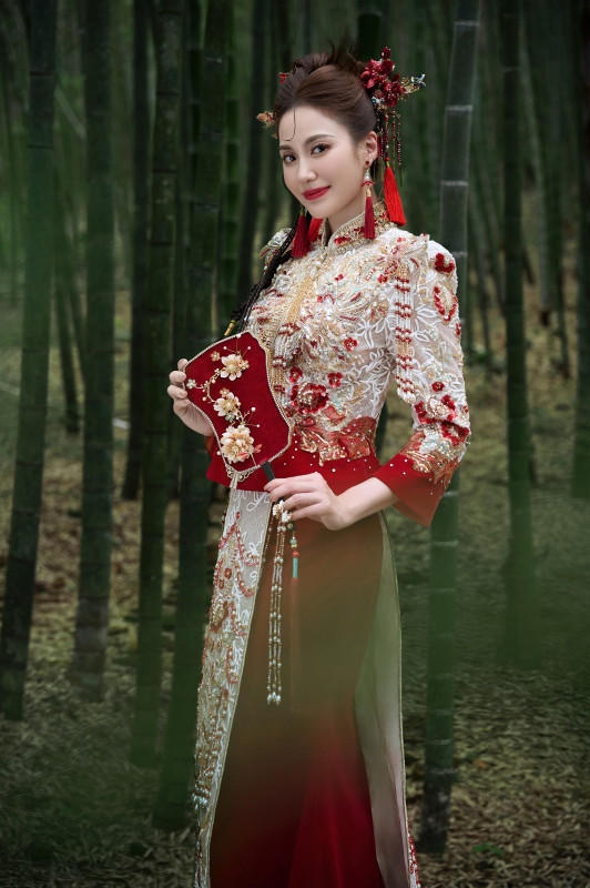 台中婚紗推薦,桃園婚紗推薦,中式婚紗,漢服婚紗,孟宗竹林古戰場
