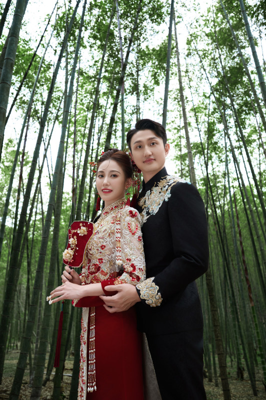 台中婚紗推薦,桃園婚紗推薦,中式婚紗,漢服婚紗,孟宗竹林古戰場