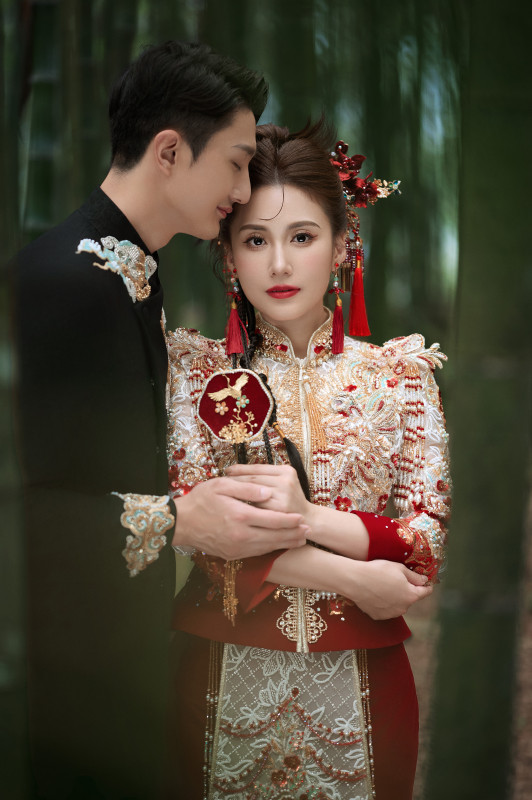 台中婚紗推薦,桃園婚紗推薦,中式婚紗,漢服婚紗,孟宗竹林古戰場