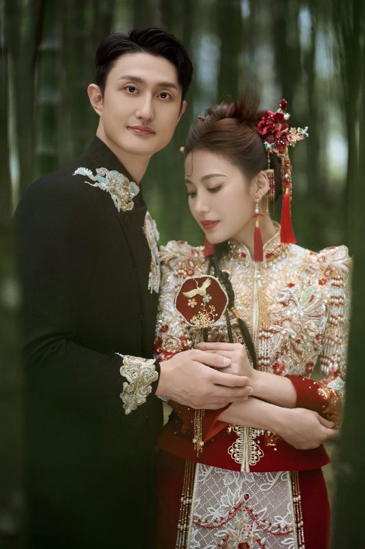 台中婚紗推薦,桃園婚紗推薦,中式婚紗,漢服婚紗,孟宗竹林古戰場