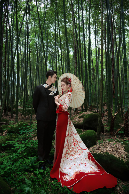 台中婚紗推薦,桃園婚紗推薦,中式婚紗,漢服婚紗,孟宗竹林古戰場
