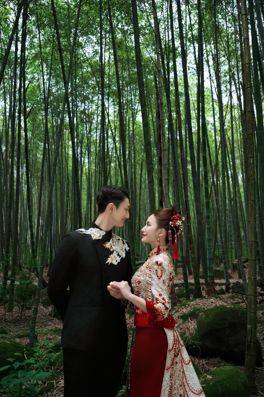 台中婚紗推薦,桃園婚紗推薦,中式婚紗,漢服婚紗,孟宗竹林古戰場