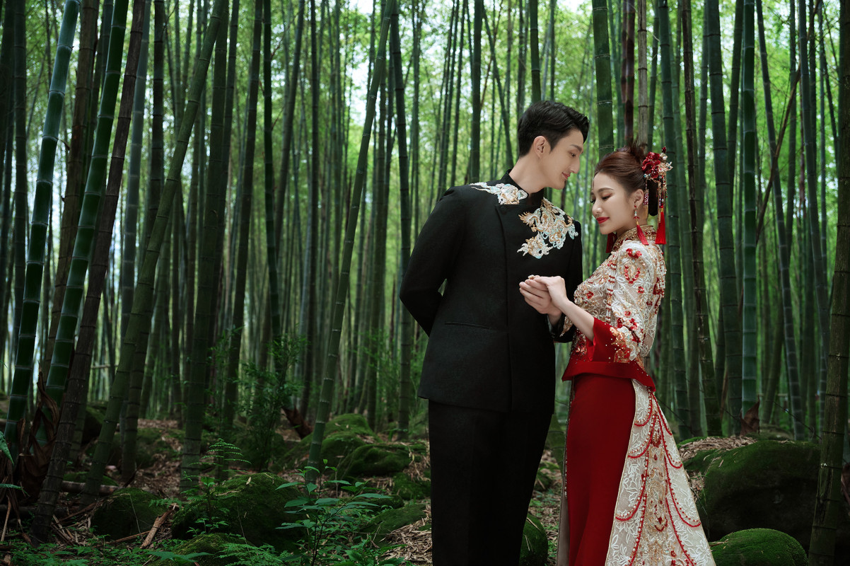 台中婚紗推薦,桃園婚紗推薦,中式婚紗,漢服婚紗,孟宗竹林古戰場