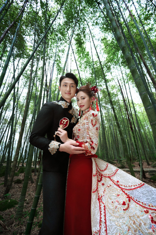 台中婚紗推薦,桃園婚紗推薦,中式婚紗,漢服婚紗,孟宗竹林古戰場