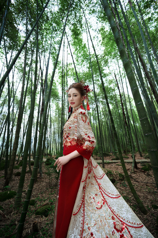 台中婚紗推薦,桃園婚紗推薦,中式婚紗,漢服婚紗,孟宗竹林古戰場