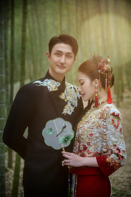 台中婚紗推薦,桃園婚紗推薦,中式婚紗,漢服婚紗,孟宗竹林古戰場