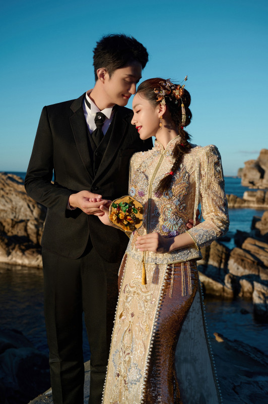 台中婚紗推薦,桃園婚紗推薦,中式婚紗,秀禾服,南雅奇岩