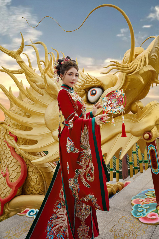 台中婚紗推薦,桃園婚紗推薦,中式婚紗,秀禾服,法華寺