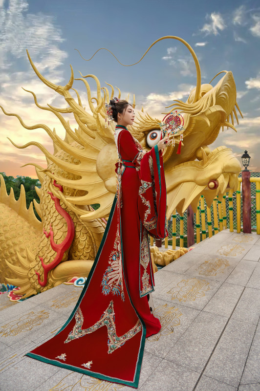 台中婚紗推薦,桃園婚紗推薦,中式婚紗,秀禾服,法華寺