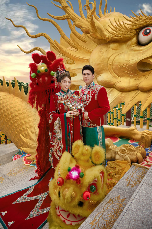 台中婚紗推薦,桃園婚紗推薦,中式婚紗,秀禾服,法華寺