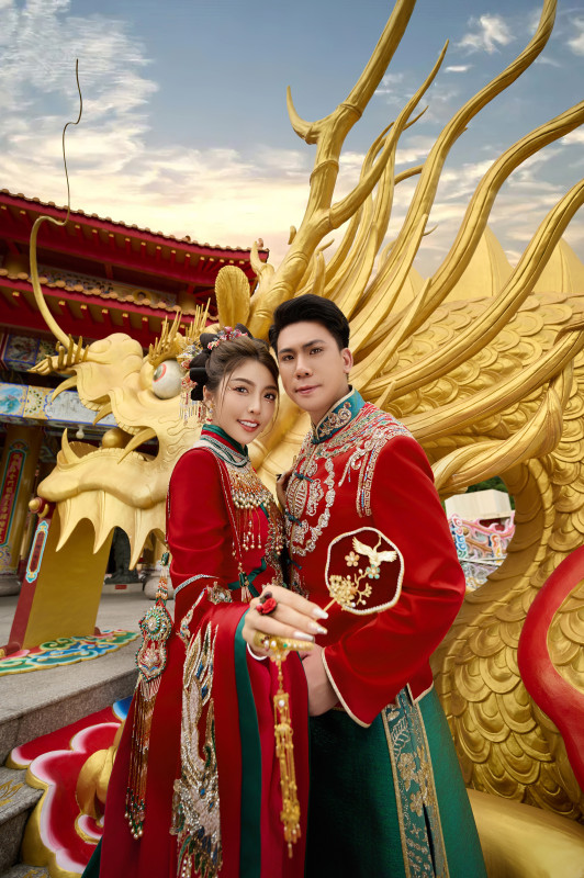 台中婚紗推薦,桃園婚紗推薦,中式婚紗,秀禾服,法華寺