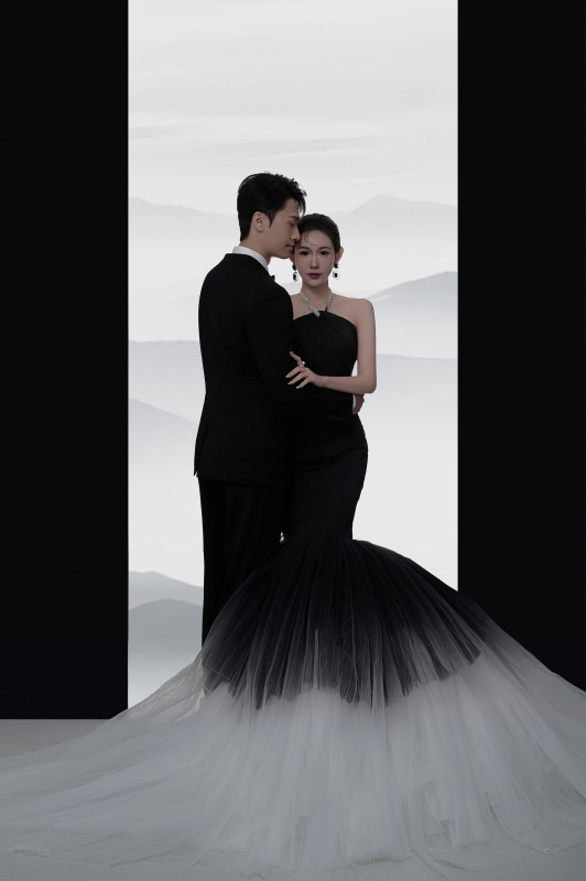 台中婚紗推薦,桃園婚紗推薦,創意婚紗照,個性婚紗照,華納婚紗攝影棚內