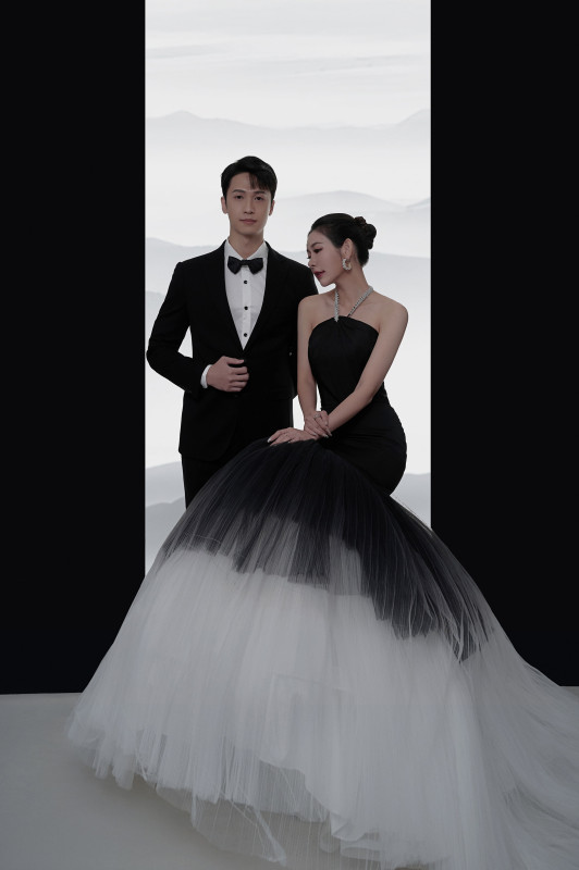 台中婚紗推薦,桃園婚紗推薦,創意婚紗照,個性婚紗照,華納婚紗攝影棚內