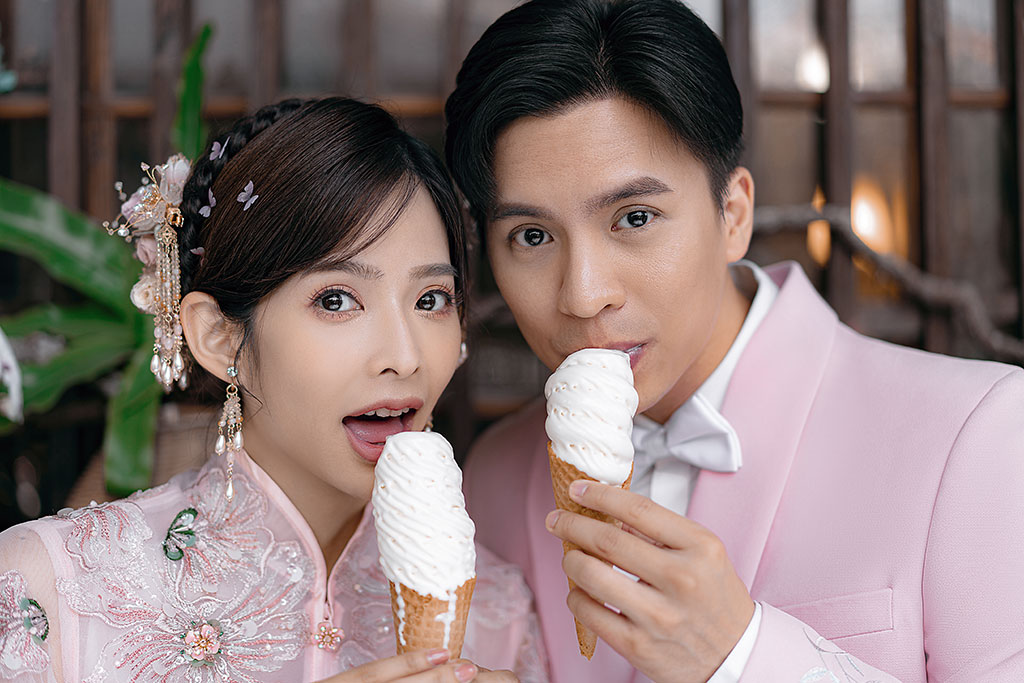 復古婚紗,台中婚紗景點推薦,秀禾服,中式婚紗照,文學館