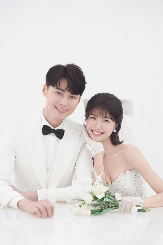 台中婚紗推薦,桃園婚紗推薦,韓式婚紗,韓系婚紗,華納婚紗攝影棚內