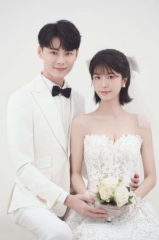 台中婚紗推薦,桃園婚紗推薦,韓式婚紗,韓系婚紗,華納婚紗攝影棚內