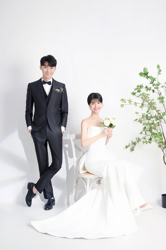 台中婚紗推薦,桃園婚紗推薦,韓式婚紗,韓系婚紗,華納婚紗攝影棚內