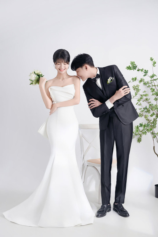 台中婚紗推薦,桃園婚紗推薦,韓式婚紗,韓系婚紗,華納婚紗攝影棚內