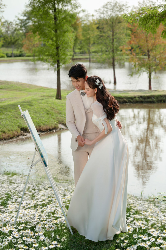 台中婚紗推薦,桃園婚紗推薦,花海婚紗,輕婚紗照,后里環保公園
