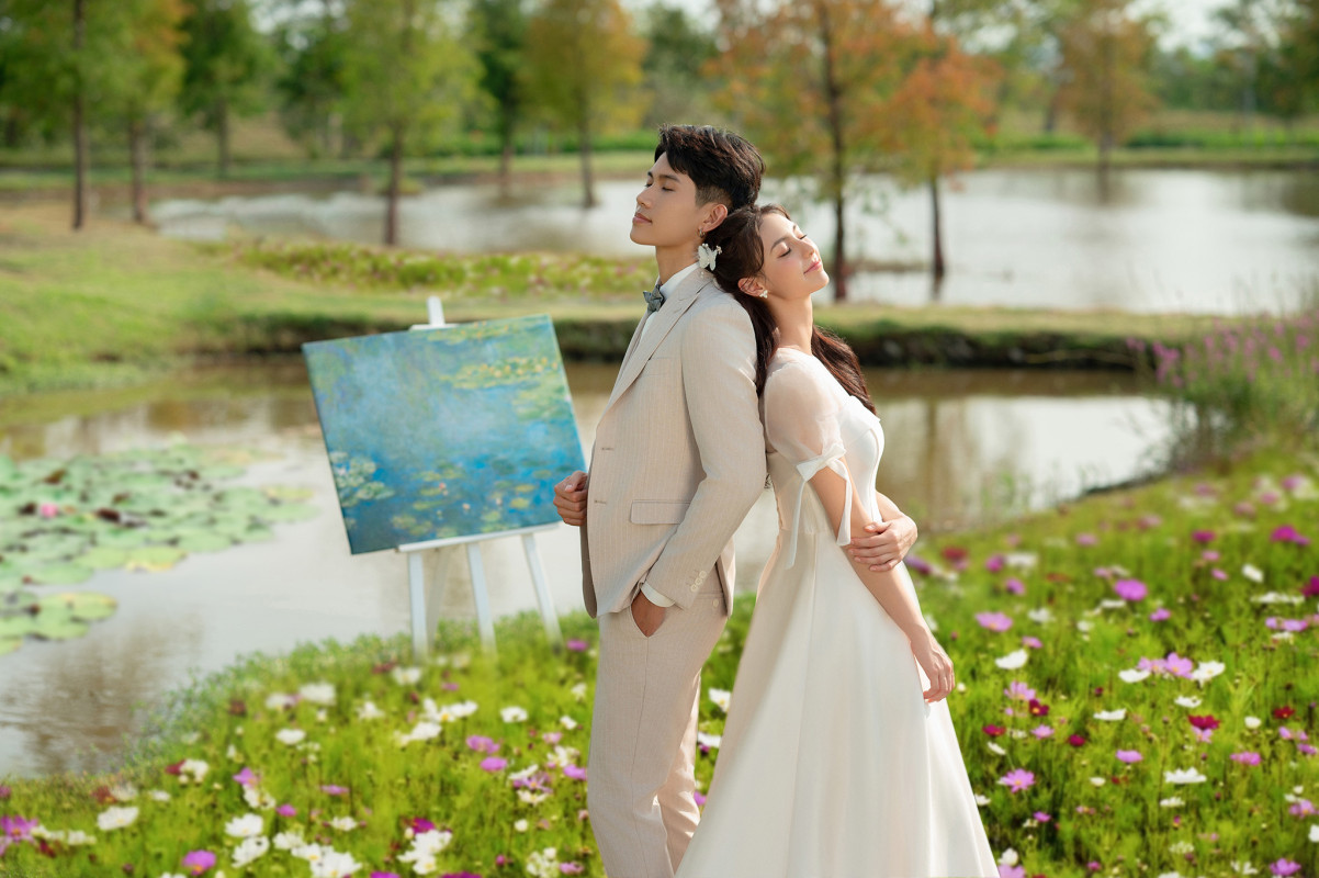 台中婚紗推薦,桃園婚紗推薦,花海婚紗,輕婚紗照,后里環保公園