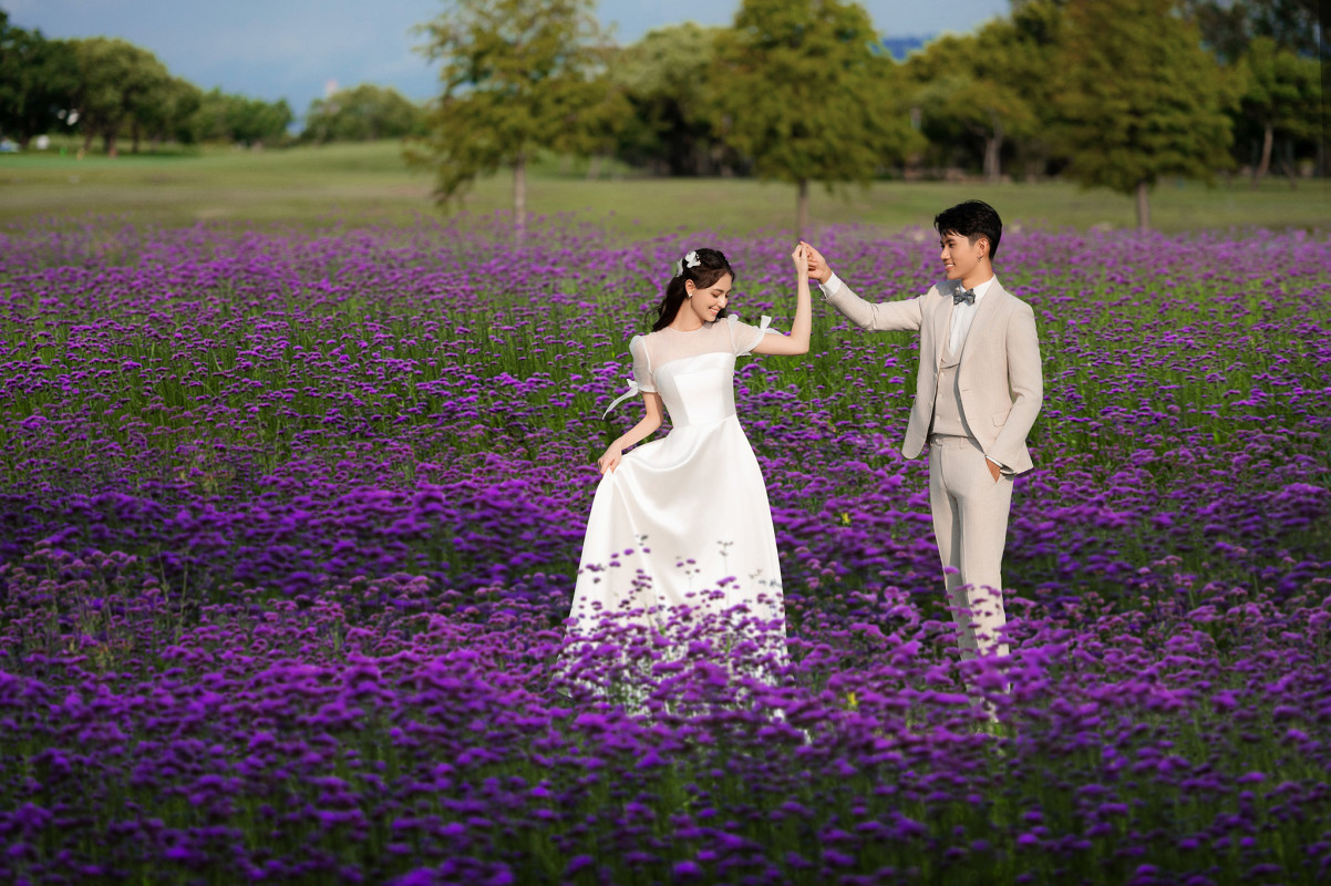 台中婚紗推薦,桃園婚紗推薦,花海婚紗,輕婚紗照,后里環保公園