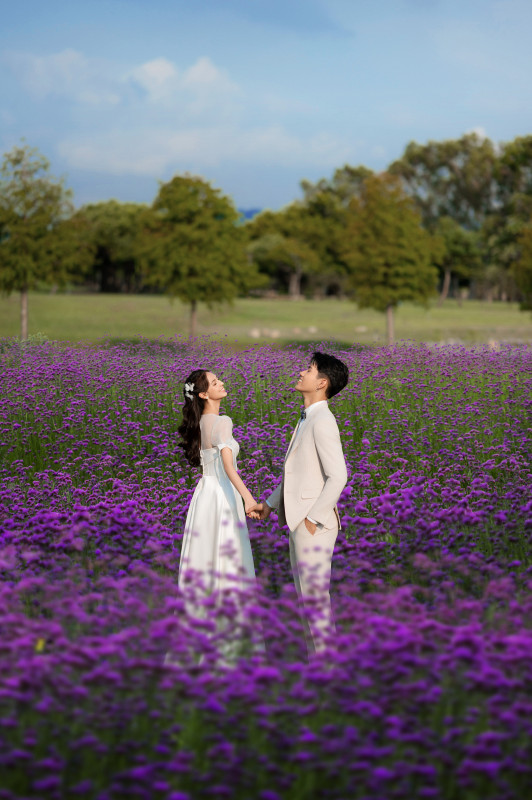 台中婚紗推薦,桃園婚紗推薦,花海婚紗,輕婚紗照,后里環保公園