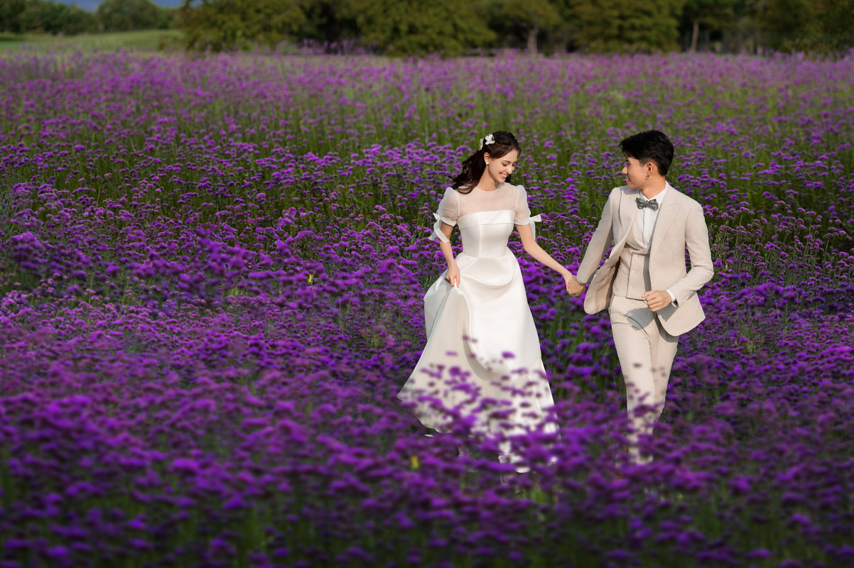台中婚紗推薦,桃園婚紗推薦,花海婚紗,輕婚紗照,后里環保公園