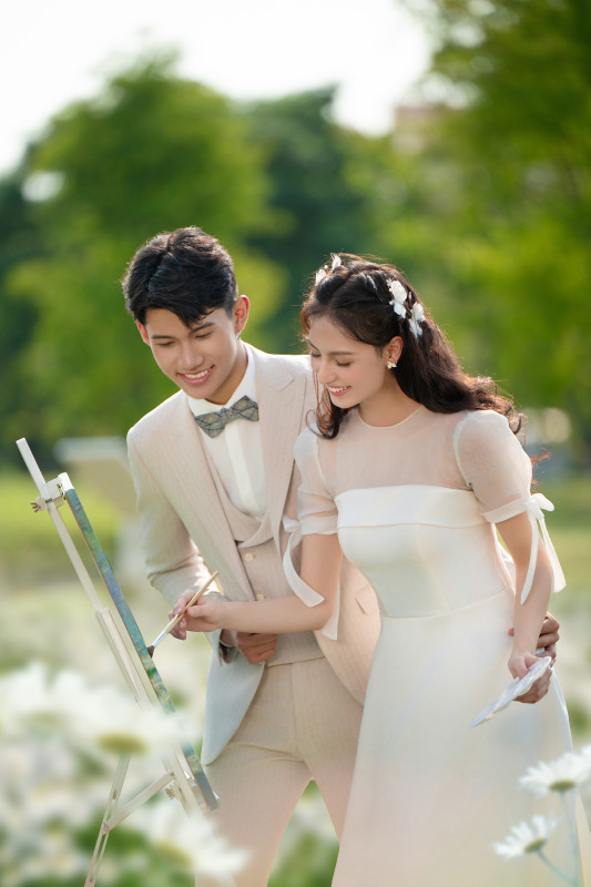 台中婚紗推薦,桃園婚紗推薦,花海婚紗,輕婚紗照,后里環保公園