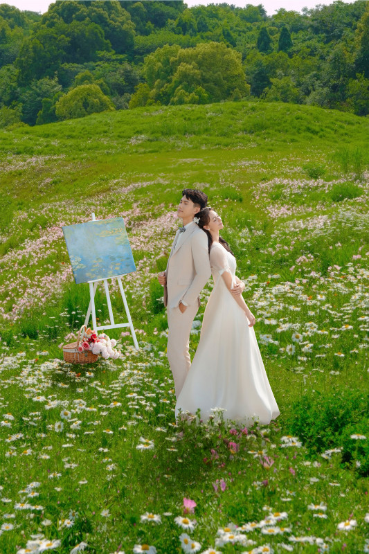 台中婚紗推薦,桃園婚紗推薦,花海婚紗,輕婚紗照,后里環保公園