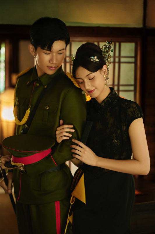 台中婚紗推薦,桃園婚紗推薦,復古婚紗,軍閥婚紗,戶方whofound,中式婚紗