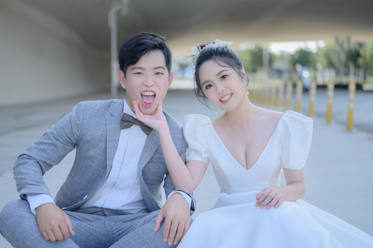 輕婚紗照,中央公園,台中婚紗推薦,尼克