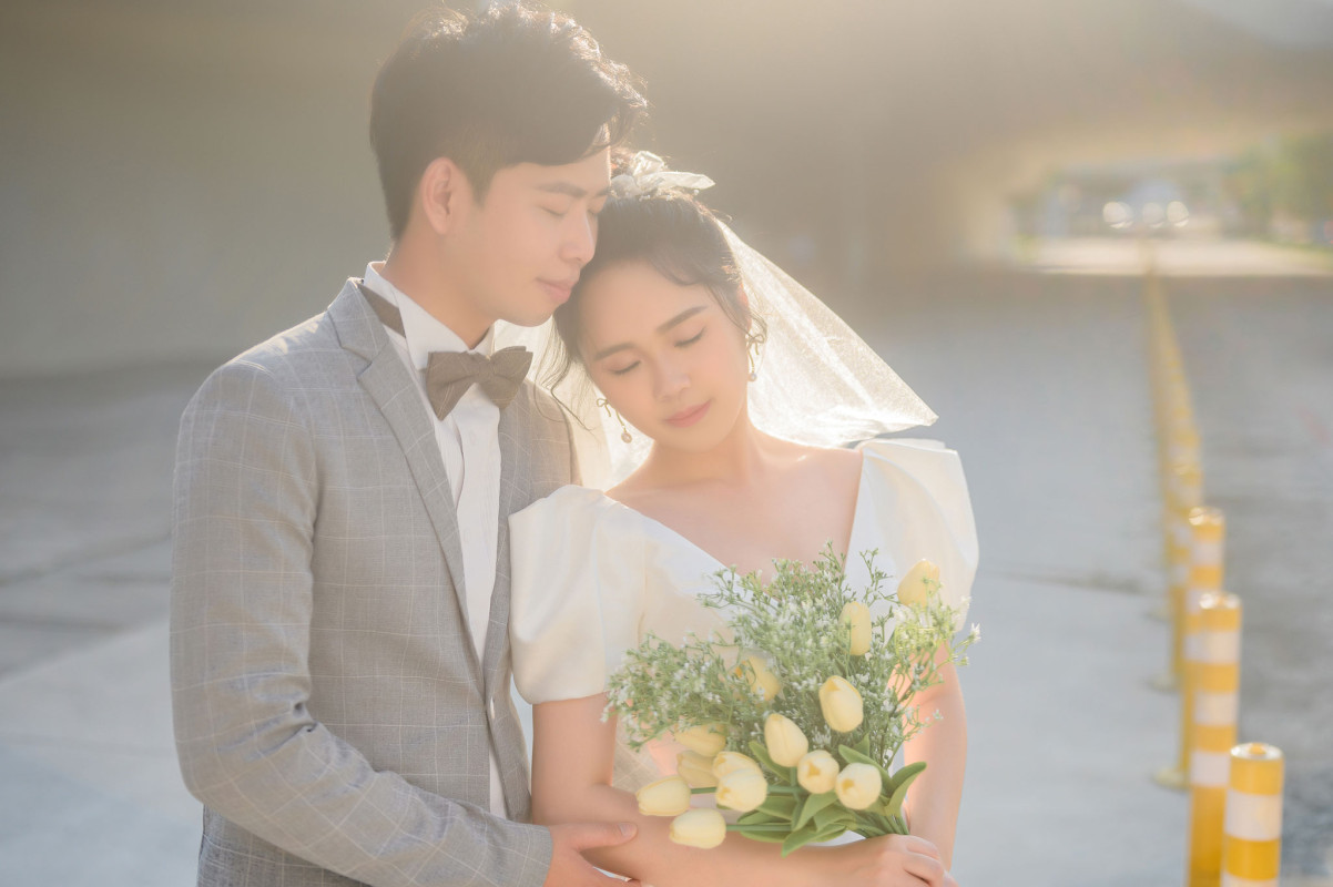 輕婚紗照,中央公園,台中婚紗推薦,逆光婚紗,尼克