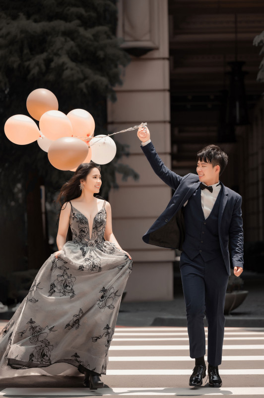 自然婚紗照,婚紗照道具,七期街景,台中婚紗推薦,尼克