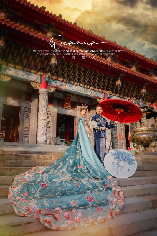 中式婚紗照,台中孔廟,婚紗照道具,台中婚紗推薦,FISH