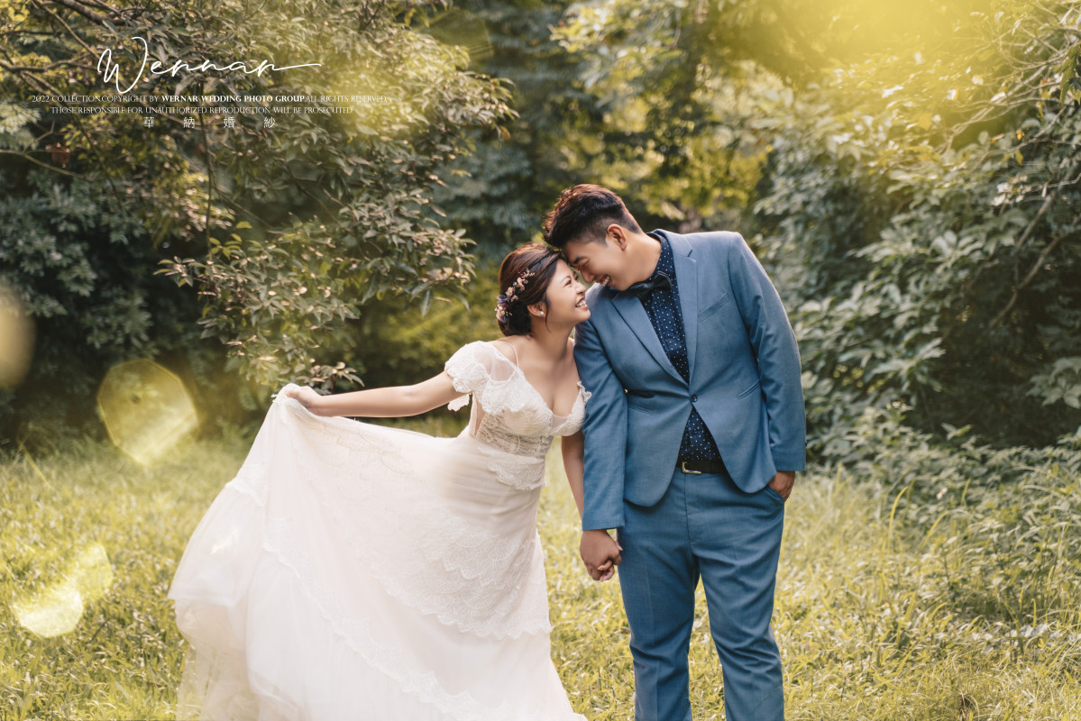 自然婚紗照,都會公園,森林系婚紗, 台中婚紗推薦,逗鴿