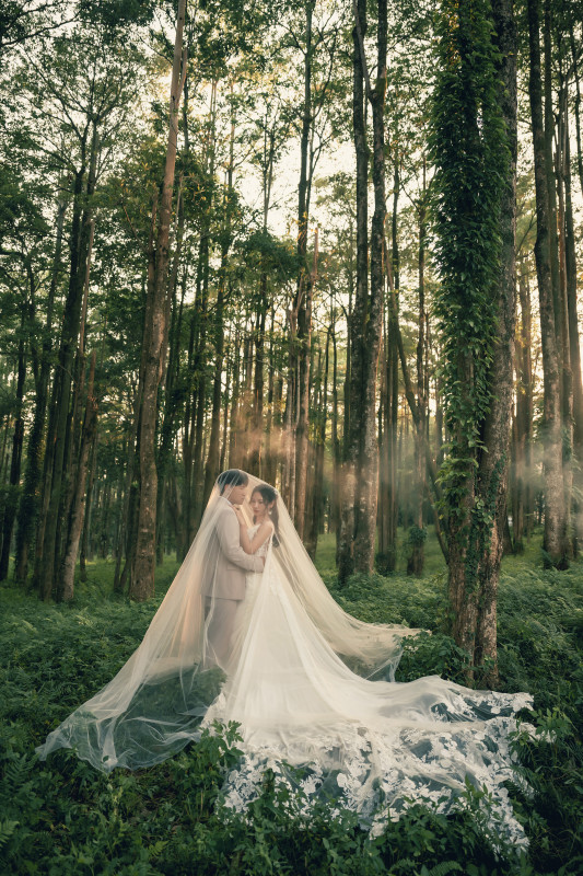 自然婚紗照,暨南大學,森林系婚紗, 台中婚紗推薦,逗鴿