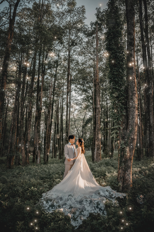 自然婚紗照,暨南大學,森林系婚紗, 台中婚紗推薦,逗鴿