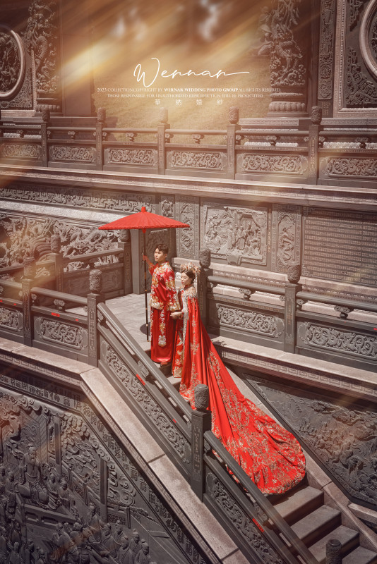 中式婚紗照,文武廟,怡攝,台中婚紗推薦,