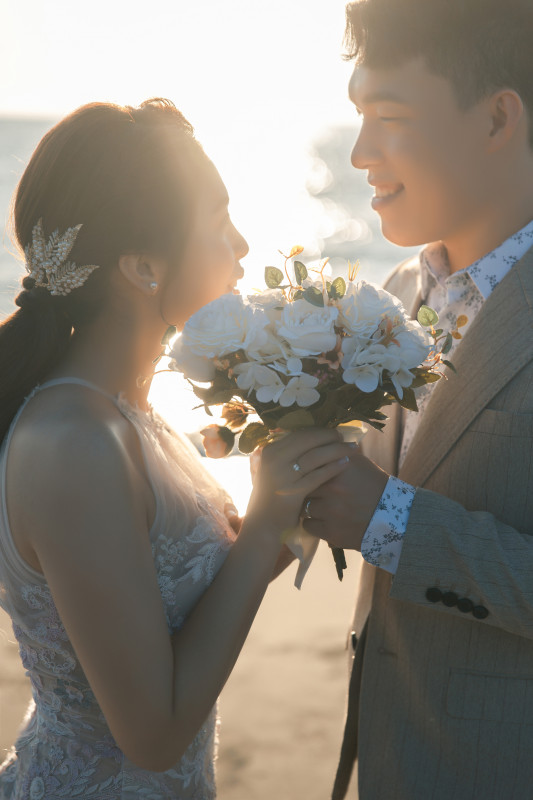 自然婚紗照,海邊婚紗,台中婚紗推薦,怡攝