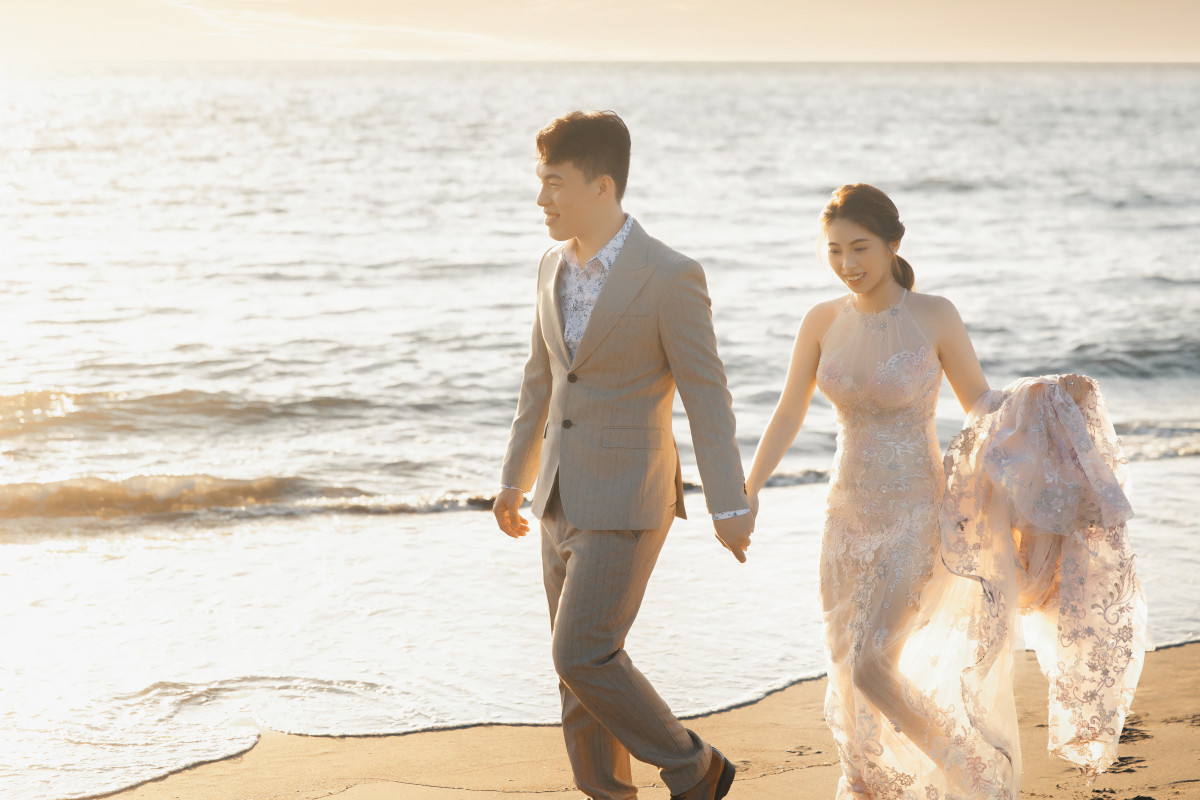 自然婚紗照,海邊婚紗,台中婚紗推薦,怡攝