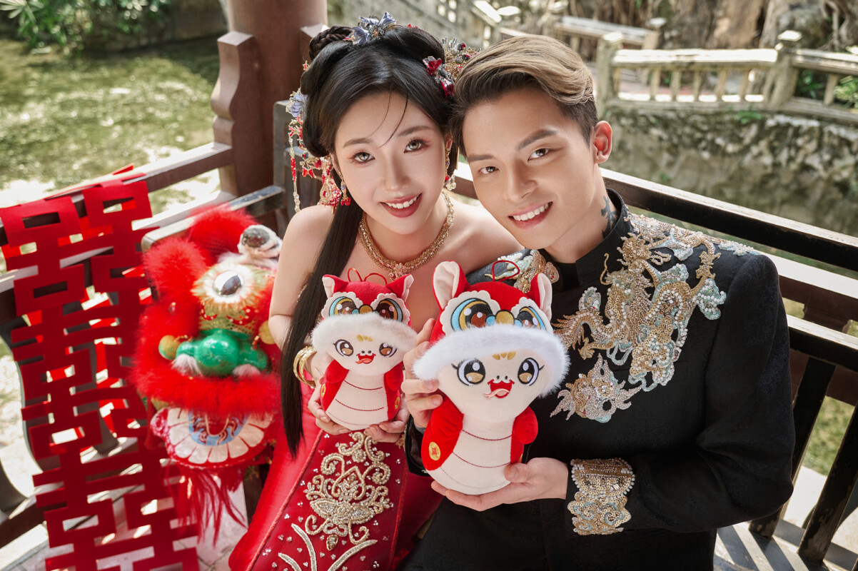 中式婚紗照,旗袍婚紗,台北婚紗景點,台北拍婚紗景點,林本源園邸