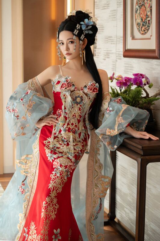 中式婚紗