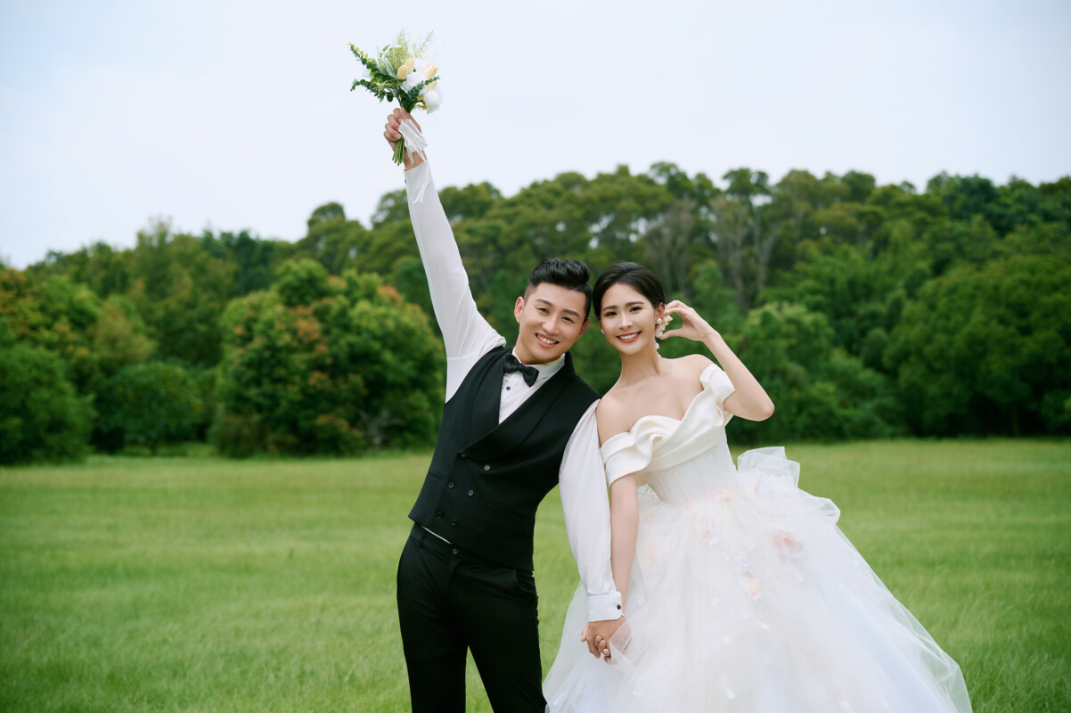 台中婚紗推薦,桃園婚紗推薦,自然婚紗照,草地婚紗,都會公園