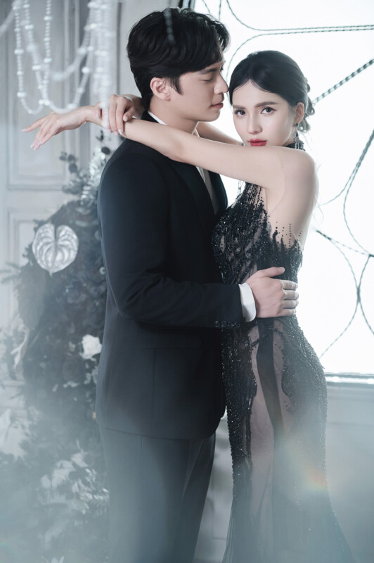 台中婚紗推薦,桃園婚紗推薦,創意婚紗照,時尚婚紗照,華納婚紗攝影棚內