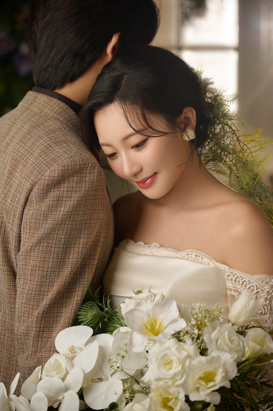 台中婚紗推薦,桃園婚紗推薦,韓式婚紗,棚內婚紗照,華納婚紗攝影棚內