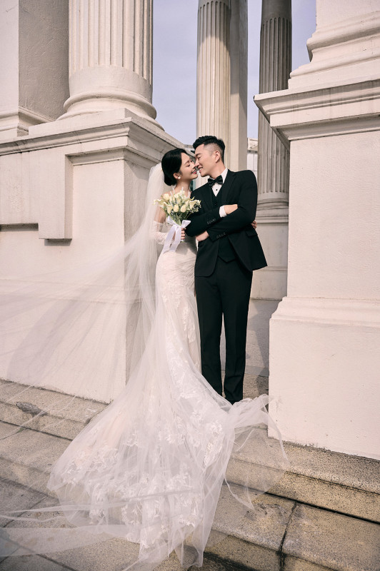 台中婚紗推薦,桃園婚紗推薦,創意婚紗,棚內婚紗照,華納婚紗攝影棚內
