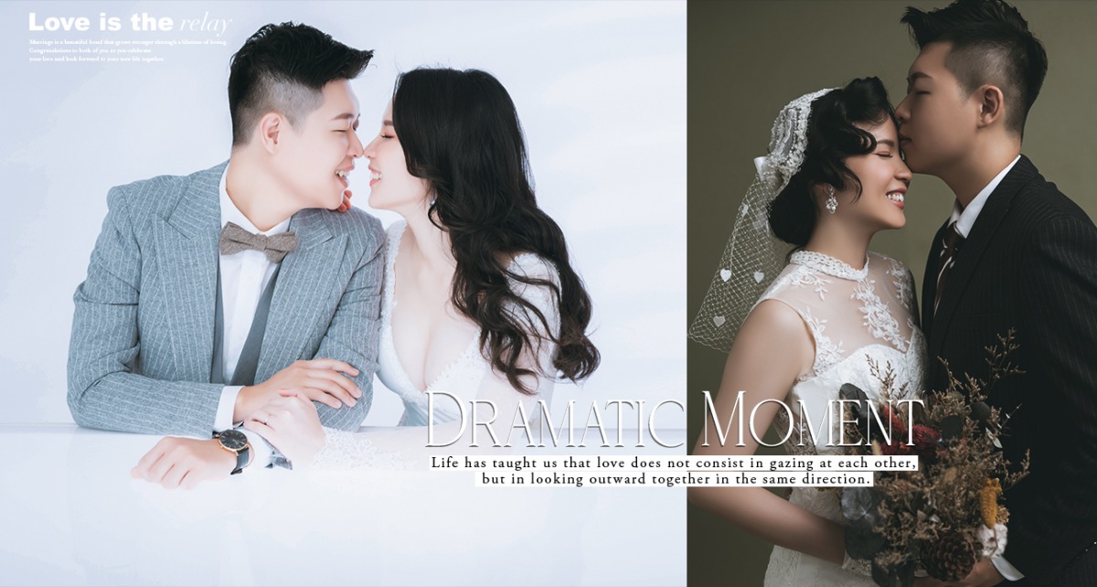 台中婚紗推薦 | 博璿❤競文 | 找五、六家婚紗，最後心動”台中華納”