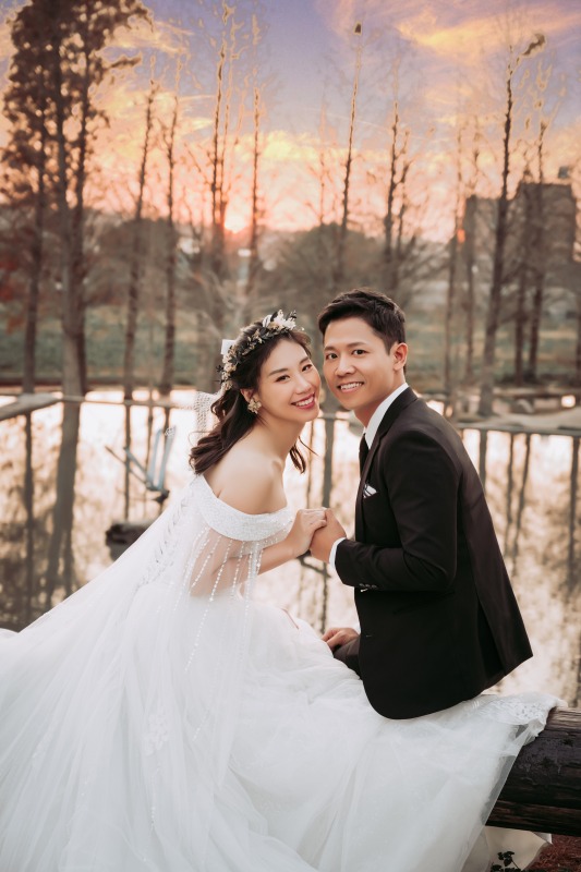 中式婚紗、台中婚紗店、台中婚紗推薦、婚紗照推薦、華納婚紗評價