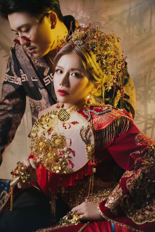 台中婚紗店,台中婚紗推薦,婚紗照推薦,華納婚紗評價,個性婚紗,中式婚紗