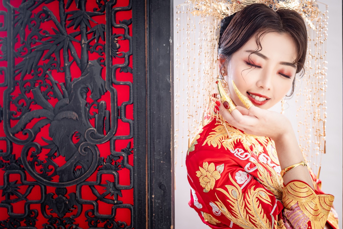 中式婚紗,桃園婚紗店,桃園婚紗推薦,婚紗照推薦,華納婚紗評價